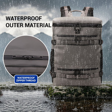 Aerolite Waterproof Backpack – Easyjet Maximum Underseat Size 45×36×20cm, 32L Cabin Rucksack with 15.6″ Laptop Sleeve, Multiple Pockets & Travel-Friendly Features – Dark Green